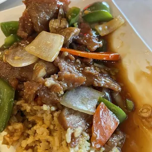 Hot Garlic Beef (Szechuan Beef)