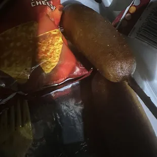 Walking taco and 2 corn dogs!