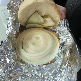 Who wants to eat a whole f****** onion dude.