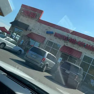 The outside of the building