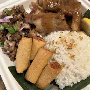 Pork Sisig and Lechon Kawali - super yummy!