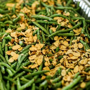 Green bean almondine