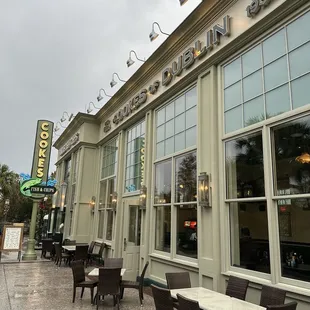 the outside of a restaurant