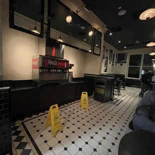 the interior of a restaurant