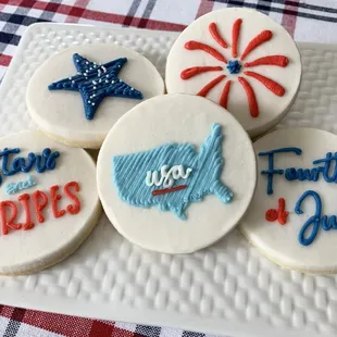 Fourth of July cookies