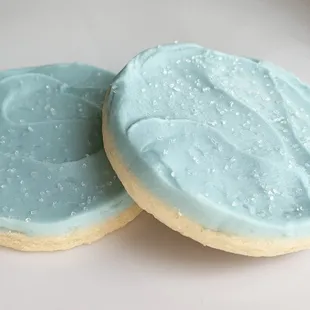 Delicious buttercream-frosted sugar cookies