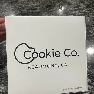 Box they put the cookies in