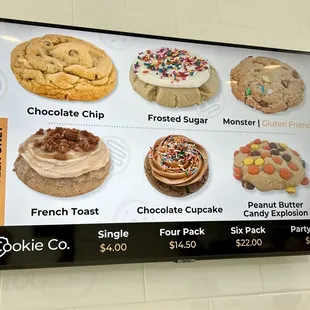  a variety of cookies