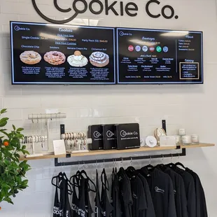 a display of cookies