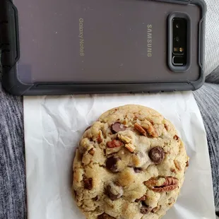 Comparing the size of the cookie
