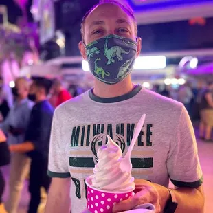 Soft serve + cookie dough has never tasted so meh.