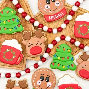 decorated christmas cookies