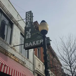 a sign for a bakery