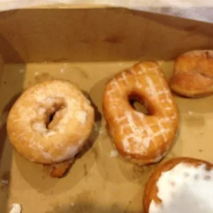 They were selling what tasted like day olds on Saturday morning.  Super disappointment.