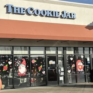 the front of the cookie bar