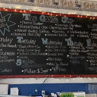 Current menu as of 12-17-2023