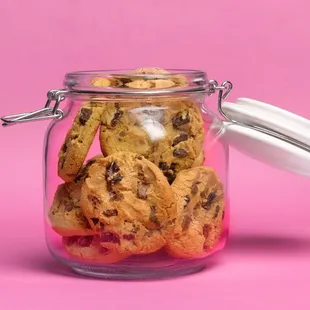 Cookies in a jar.