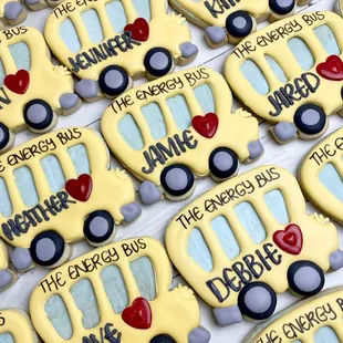 the Energy Bus corporate planning meeting. they'll remember the message longer and more profoundly when you hit all the senses.