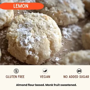 Made with freshly squeezed and zested lemons.