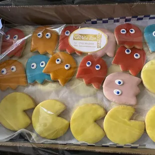 PAC man cookies
