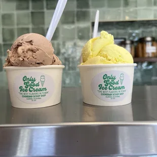 Milo Ice Cream &amp; Durian Ice Cream