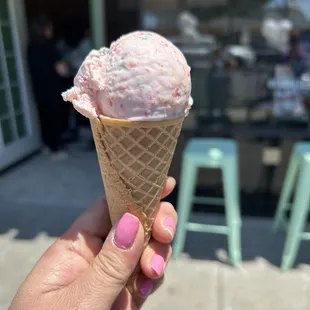 Circus animal cookie ice cream