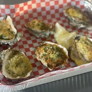 Charbroiled oysters