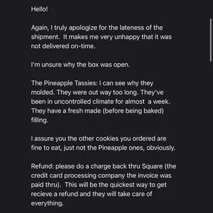 She agreed to accept the chargeback but after filing the claim she won't respond and has not accepted the charge back.