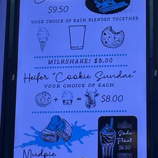 Some of the menu
