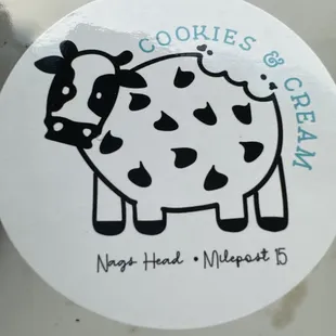 We had already demolished the cookies, but they came in a nice box with this sweet logo!