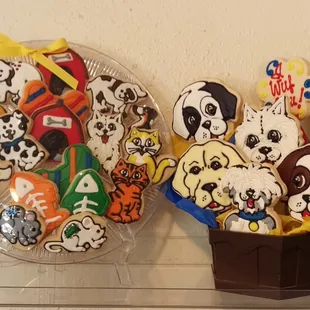 Cats &amp; Dogs Cookie Display Cookies By Design Ft Worth TX