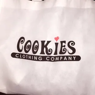 their shopping bag is a reusuable tote!   inside: new Outfit for My bday dinner