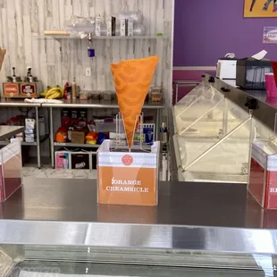 Flavored cones!