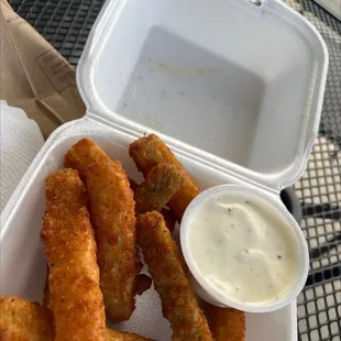 Fried zucchini