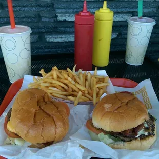 Beacon and Blue Cheese Burger