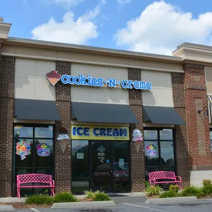 the front of the store