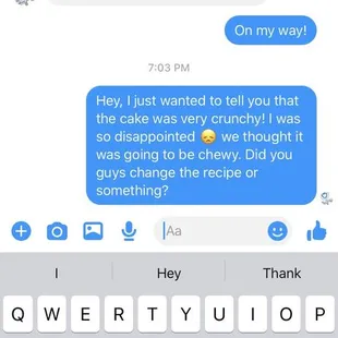 The owner saw my complaint and decided not to even respond.