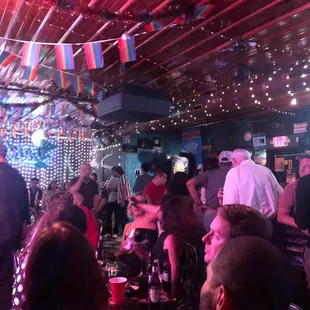  crowd of people at a party