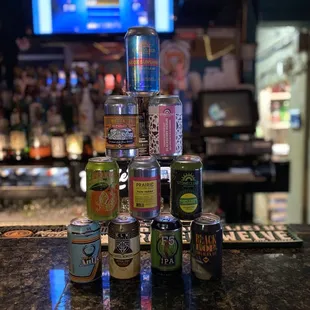 Stack of $5 OK beers