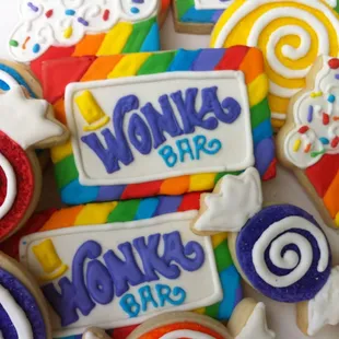 Custom birthday cookies