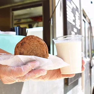 Chocolate Chunk Cookie &amp; Milk