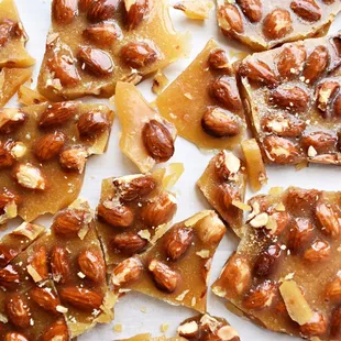 Made from scratch Almond Brittle for Butter Almond Crunch ice cream
