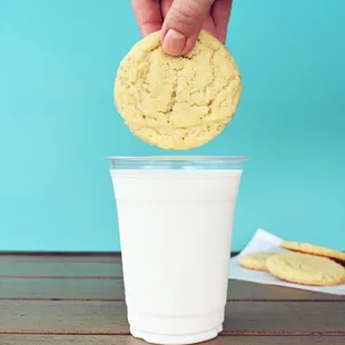 Sugar cookies &amp; Milk