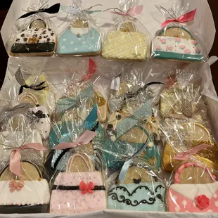 Purse Cookies for Purse Bingo