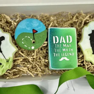 Father&apos;s Day cookies decorated