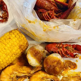 Pulled some out of the bag.