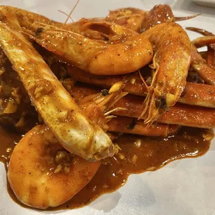 Snow Crab Legs and Shrimp.