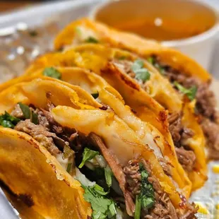 Cheesy Birria Tacos