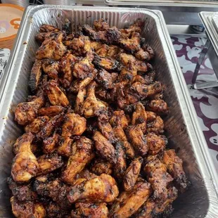 Grilled BBQ Chicken wings