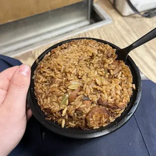 Chicken and Chicken &amp; Sausage Jambalaya Rice Bowl